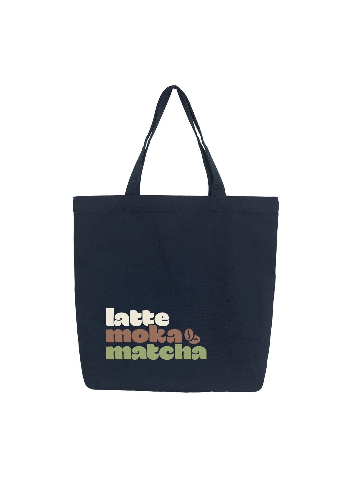 Tote Bag Canvas LATTE MOKA Navy