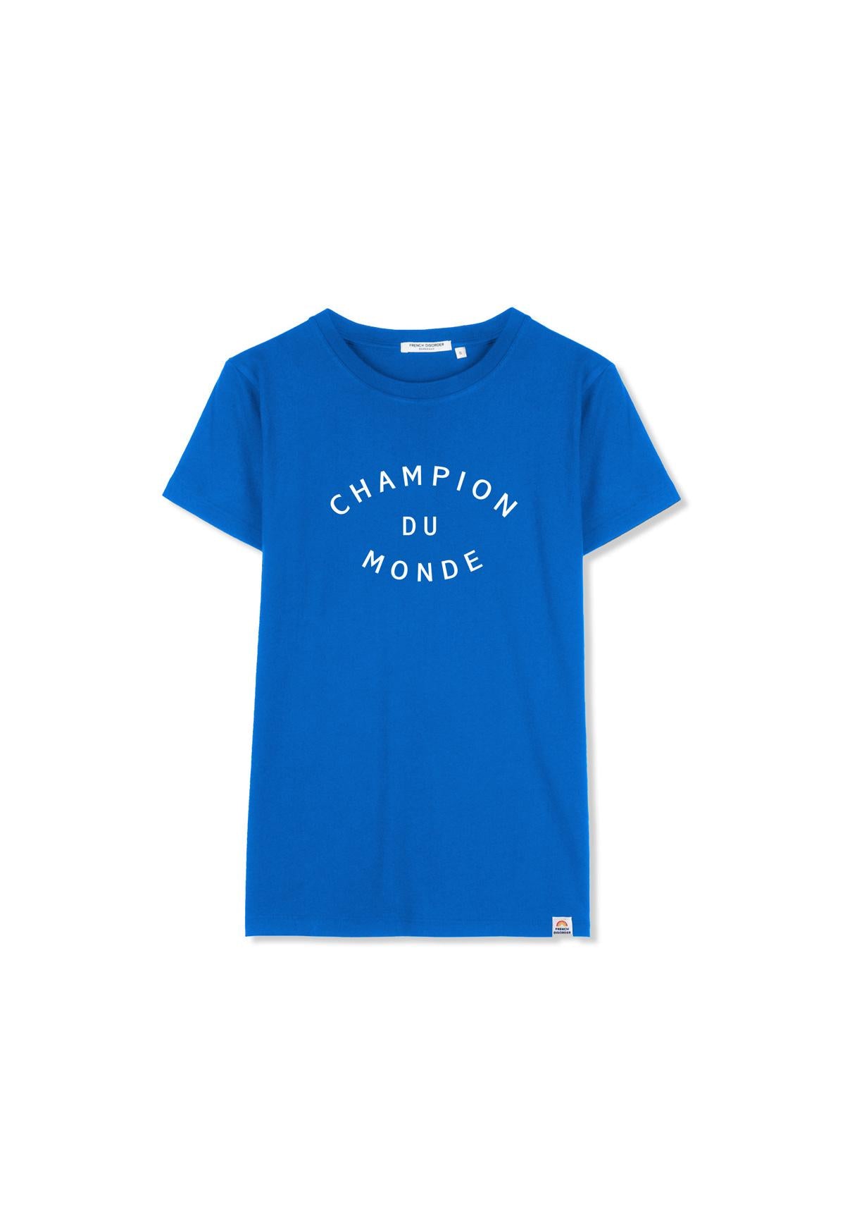 T-shirt Alex CHAMPION DU MONDE Imperial Blue